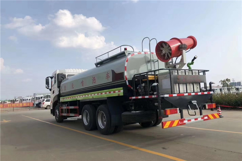 東風(fēng)天龍后八輪20噸噴霧車，國(guó)六綠化噴灑車