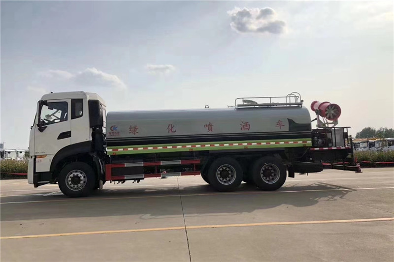 東風(fēng)天龍后八輪20噸噴霧車，國(guó)六綠化噴灑車